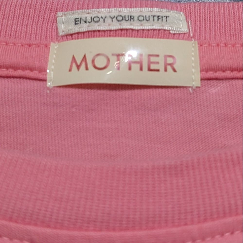 MOTHER The Strong and Silent Type Tank Top Pink Women's Size XL - Picture 8 of 10